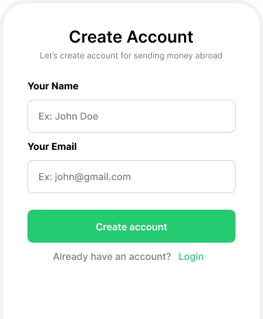 signup form image